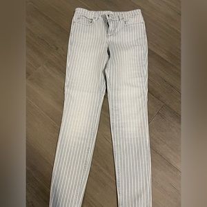 Guess skinny striped jeans